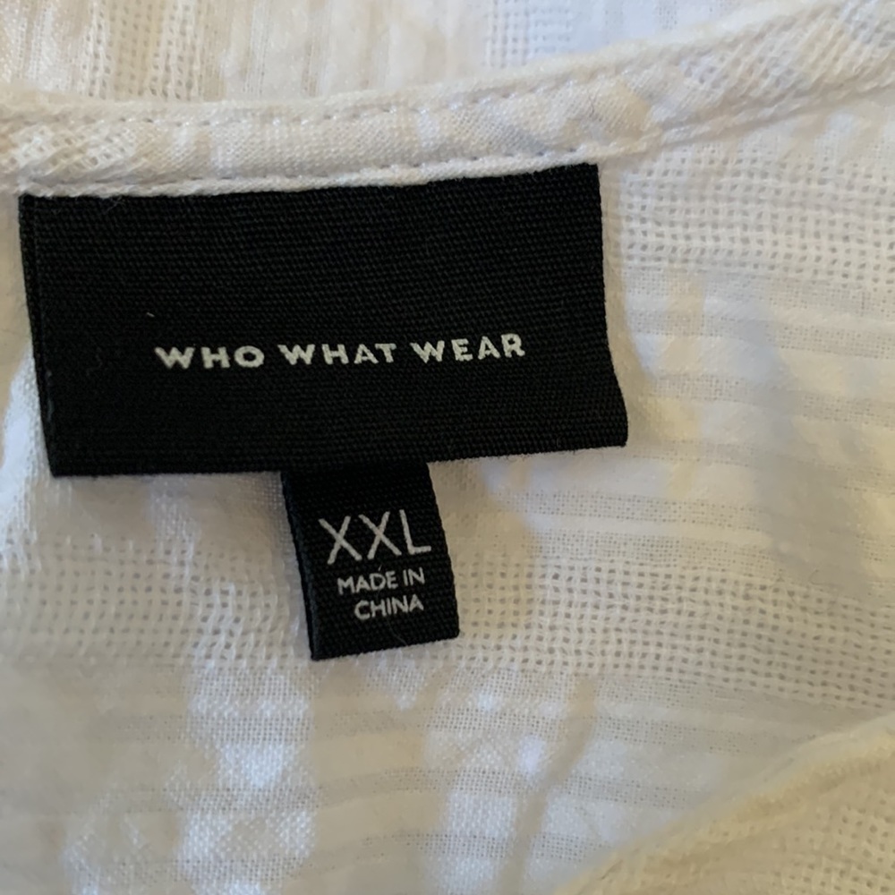 Who What Wear White Top - Picture 6 of 7
